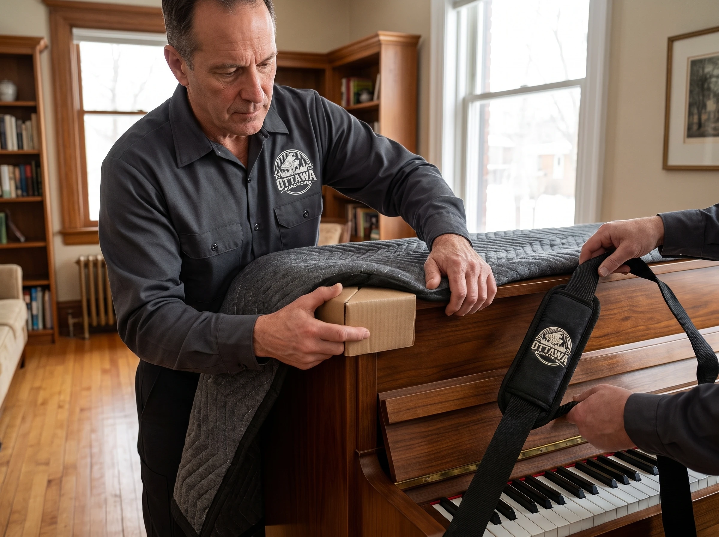 Professional upright piano protection in Ottawa
